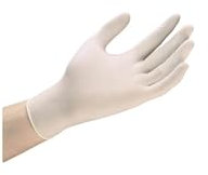 DSTOCK60 – Caja de 100 guantes talla L (8/9) – de nitrilo blanco sin polvo y no estéril – Sensi'Plus – Par de guantes desechables