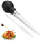 Pipetta da Cucina con Scovolino 22ml per Arrosti e Marinature Pipetta per Tacchino per Barbecue, Tacchino, Carne, Utensile da Cucina Facile da Pulire 26.5cm