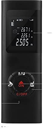 Telémetro láser Medidor de distancia infrarrojo Instrumento de medición Área Volumen Longitud Triángulo Pitágoras Herramienta de prueba portátil para trabajar
