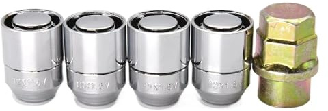 écrou jante Compatible avec Acura M12x1.5 Écrous de roue antivol en acier et douille pour pneu