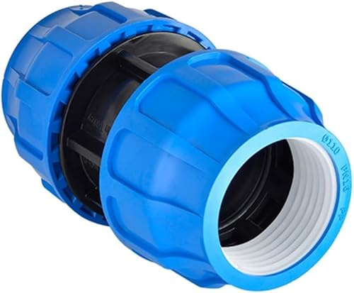 RP RIEGOPRO – Raccord PE identique pour tuyaux d’eau et d’irrigation | Raccord polyéthylène haute pression | Connexions sûres pour jardin, potager et agriculture (1 unité, 40 mm)