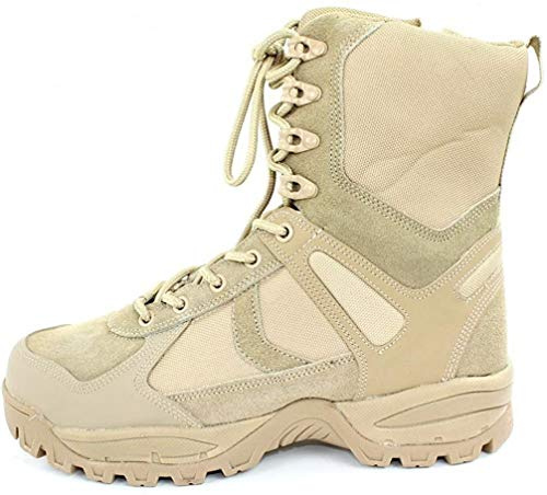 Mil-Tec Unisex Patrol taktiska militärstövlar, Prärievarg (Coyote), 44 EU