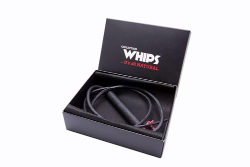 Lederpeitsche, SM, Leder Peitsche, Sex Spielzeug für Paare, Peitsche zur Verführung des Partners, Sinnlich Fetisch BDSM, 135 cm, schwarz, Bullwhip, Single Tail, Whips