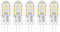 5X G4 LED Lampadine 2W Lampadina LED 12 SMD 2835LEDs Bianco Caldo 3000K LED Lampada 200LM AC/DC 12V