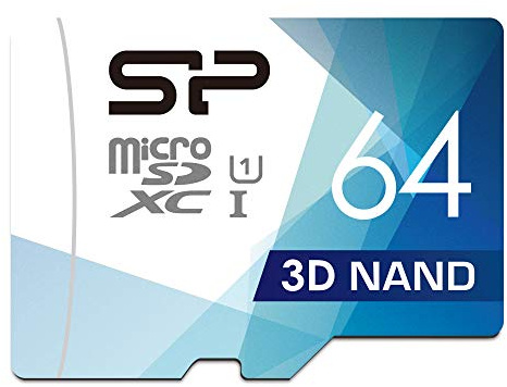 Silicon Power (FBE-SU064GBSTXBU1V1GEU) MicroSDHC-Speicherkarte (64 GB)