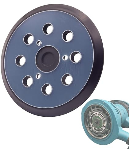 Almohadilla de respaldo para lijadora de 5 pulgadas compatible con DeWalt D26453 D26451 DW420 DW421 | Discos de lijado de gancho y bucle para piezas de lijadora orbital DeWalt DW423