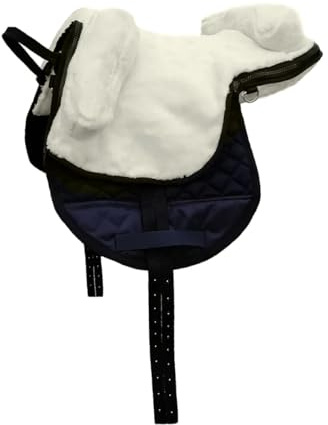 German Riding Fellsattel, Kunstfell MINI 12 Zoll (Natur)