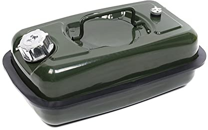 Bidon D'essence en Métal, Asudaro 3L 5L Bidon De Carburant Bidon en Métal Bidon De Réserve Bidon D'essence étanche avec Poignée pour Eau Essence Huile Eau Alcool