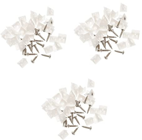 HONMEET 3sets Schublade Kunststoff Code Verschluss Installieren Möbel Ecke 100 Stücke * 3