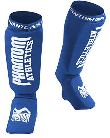 Phantom Athletics Schienbeinschoner - Idealer Schutz und Optimale Passform für Kicks im Sparring - Mit Spannschutz für jeden Kampfsport - MMA, Kickboxen und Muay Thai - Herren und Damen