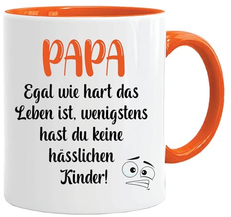 Tasse mit Spruch | Papa Tasse | lustige geschenke | kaffeetasse | vater tasse geschenk | Weltbester Papa | geschenk schwester | tasse lustig, 11oz Keramik