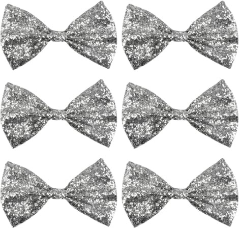 Boland – Glitter fluga, storlek ca 13 cm, gummiband, smalt utförande, karneval, temafest