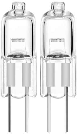 LIGHBIB Halogen G4 12 V Lampe JC Typ G4 Halogen-Glühbirnen, Warmweiß, 10 W, 20 W, Klares Halogen,Warmweiß 30 W,4 Stück