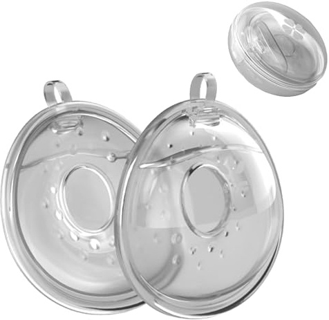 Conchas de Pecho,Conchas Protectoras Pezones,Recolector De Leche Materna,Colector de Leche para Lactancia Materna,Copa Leche Materna,Entrega de Cajas de Almacenamiento,2 Piezas