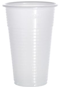 daybays Trinkbecher 200 ml Ø7 cm, 500 Stück, Weiß | Plastikbecher, Einwegbecher, Kaltgetränkebecher, Partybecher und Ausschankbecher