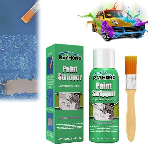 Efficient Paint Stripper, Paint Stripper for Metal Surfaces, Strong Paint Remover, Streak Free Paint Stripper, Car Paint Remover Metal, Paint & Varnish Stripping Gel (1 pcs)