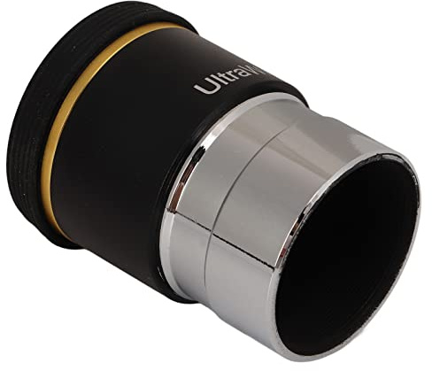 1.25 Inch Telescope Eyepiece, 66 Degree Ultra Wide Angle Eyepiece Astronomical Telescope Accessory Aluminum Alloy Optical Glass 1.25 Inch Wide Angle Eyepiece for Observing