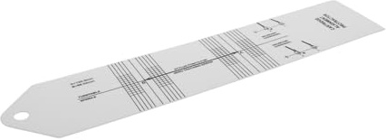 Supvox Tonarm Präzises Spieler Ausrichtungswerkzeug Plattenspieler für aus Kunststoff mit Tragbarem Design zur Genauen Kalibrierung und Einstellung Beim Vinyl