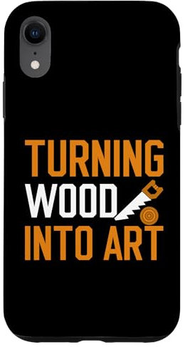 Transformer le bois en tourneur à bois d'art Coque pour iPhone XR
