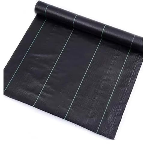 DIWAL Telo Pacciamatura Anti Erbacce Tessuto Barriera Giardino Orto Aiuola Vialetto Serra Terrazza Traspirante Permeabile Resistente UV Copertura Terreno per Orto E Giardino(1m x 50m)