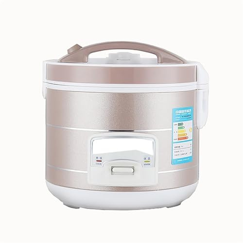 Cuociriso (2/3/4/5L) Mini Funzione di Riscaldamento per Uso Domestico con Interruttore a Un Pulsante per 1-8 Persone 220-240 V (5L-900 W)