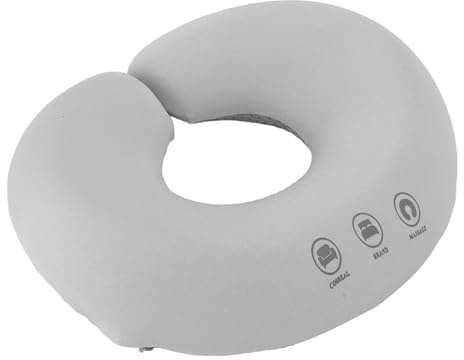 BONKZEBU Almohada de Masaje Facial con Diseño Hueco, Rebote Suave Después de la Cirugía, Cojín Boca Abajo para Dormir, Almohada de Terapeuta de Masaje, Boca Abajo para Dormir (Gris)