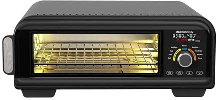Melchioni Family | Forno Pizza e Friggitrice ad Aria PIZZA FRY 18L, Fornetto Elettrico Multifunzione a 400°C per Pizza Croccante
