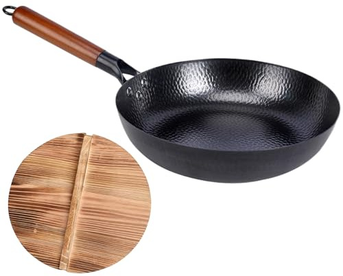 Sartén De Hierro Japonés - Sartn De Acero Al Carbono De 24 Cm Mango Desmontable Textura De Escamas De Pescado Utensilios De Cocina Sin Recubrimiento | Sartén Para Panqueques Con Huevo Y Filete,