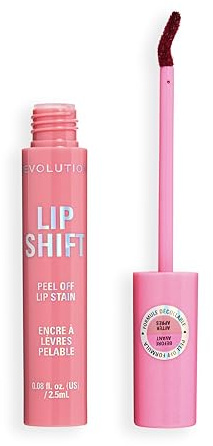 Revolution Lip Shift Peel Off Lip Stain, Stellar Rose | Tinte Labial de Larga Duración con Acabado Sutil, Fórmula Ligera, Vegano y Libre de Crueldad, 2,5ml