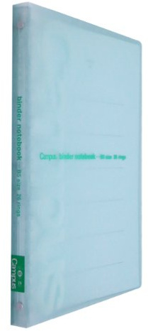 Kokuyo Campus Slide Binder, Slim Type, B5, 26 Holes, Up to 30 Sheets, Green, Japan Import (RU-P733G)