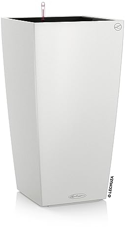 LECHUZA CUBICO Color 30 weiß 13130, 29.5x29.5x56.5 cm