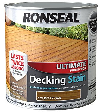 RONSEAL UDSCO25L 2.5 Litre Ultimate Protection Decking Stain - Oak