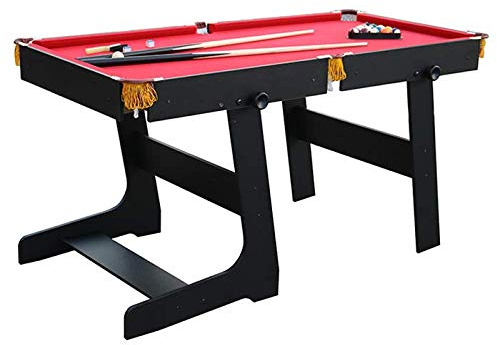 Walker & Simpson Premier 5ft Folding Pool Table-Red