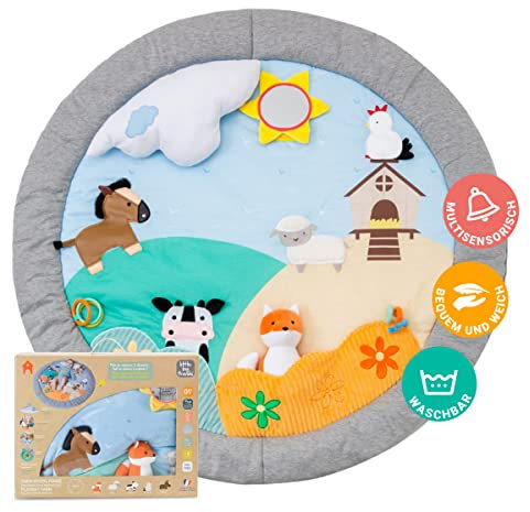Little Big Friends Spielteppich Bauernhof