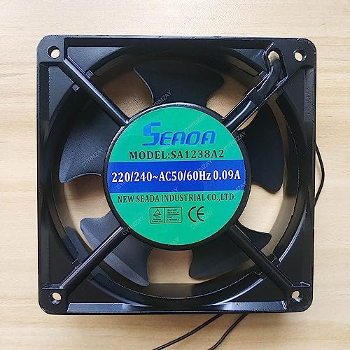 CYRMZAY Compatible for SEADA SA1238A2 220-240V 0.09A 12CM 12038 2-Wire cooling fan
