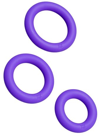 ROMP Remix Trio Juguete Sexual 3 Anillos para Pene de Silicona | 3 anillos de silicona suave y elástica en tamaños de 20, 25 y 29 mm, para pene o testículos; usar con lubricante base agua.