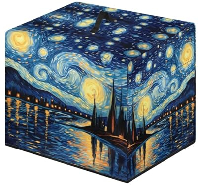 ZUXONGSY Starry Sky Housse de trancheuse à viande bleue pour sacs à viande à la maison Housse anti-poussière pour trancheuse à viande pour cadeaux, I112CZA63-5