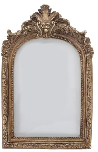 MAGICLULU Cadre Photo Vintage De Style Européen En Résine Dorée 7X5 Pouces Cadre D'Image Rétro Pour Décoration Murale Et De Table Idéal Pour Salon Chambre Et Mariage