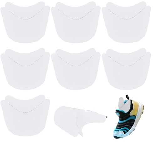 BENECREAT 40 Pairs Cardboard Shoe Inserts Tree, White Shoe Shaper Keeper Boot Shaper Holder for Men Women Shoe Organizer, 130x156x0.5mm