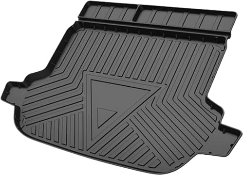TUCKBOLD Flat Face Cargo Liner Rear Trunk Mat Trunk Cargo Luggage Boot Tray Mat Stripes and Triangles Pattern for Subaru Forester 2013-2018 Anti-Slip