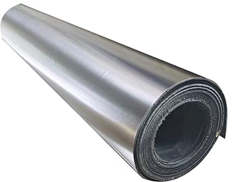 Revestimiento de goma HDPE resistente de 0,35 mm de grosor, lona de EPDM resistente al desgarro para estanques de peces al aire libre, negro, 4 x 6 m