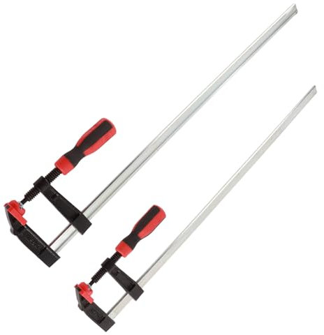 2Pcs Duty Clamps Woodworking Bar Clips Quick Slide DIY Hand Tool Kit 80 * 600mm Mechanism Clamps are Convenient to Adjust and Lock Place ClampWoodworking ClampWoodworking