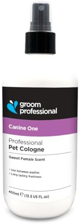 GROOM PROFESSIONAL Canine One Dog Cologne - Perfume Spray - for Smelly Dogs - Popular Fine Fragrance - Contains Chamomile Extracts to Soothe Sensitive Skin, 400ml