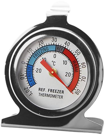 Jauge de température - Jauge de température du four, thermomètre en acier inoxydable | Structure de base stable avec écran large, de la chaleur pour la cuisson, le barbecue, le camping