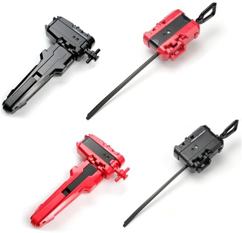 AIBREAY 4 kreisel X Launchers mit Griff, Kampfkreisel Starter Set, Battling Tops Launcher, Battle Spinner Starters