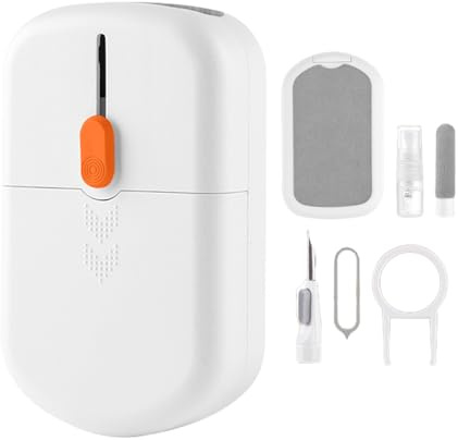 Djowyh Kit Limpiador Teclado - Set De Limpieza Portátil,Spray y Accesorios para Limpiar Auriculares - para Auriculares Teclado PC Teléfono Cámara Monitor Hombre