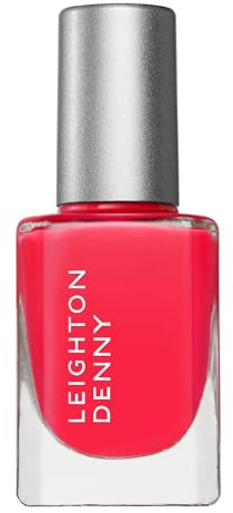 LEIGHTON DENNY I Love Juicy Nail Polish, High Performance Nail Colour, Bright Red Nail Varnish 12ml