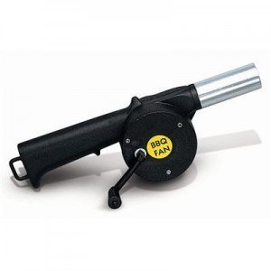 Cook'in garden - Soffietto a Manovella per Barbecue - Soffiatore Manuale per Brace, Senza Elettricità - Soffietto da Cucina Esterna per Accensione Facile - 25 cm