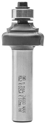 ENT 15120 Multiprofilfräser Classic HW, Schaft (S) 12 mm, Durchmesser (D) 25,4 mm, NL 12,7 mm, R 3,2 mm, SL 40 mm, mit Kugellager
