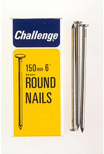 Challenge Bright Steel Round Wire Nails 100mm 500g - 12034